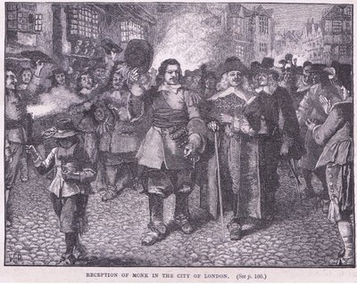 Reception of Monk in the city of London AD 1659 by Walter Stanley Paget